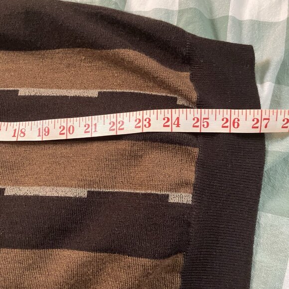 Scala Milano Italy Polo Sweater Mens L Grandpa Academia Wool Blend - Picture 8 of 8